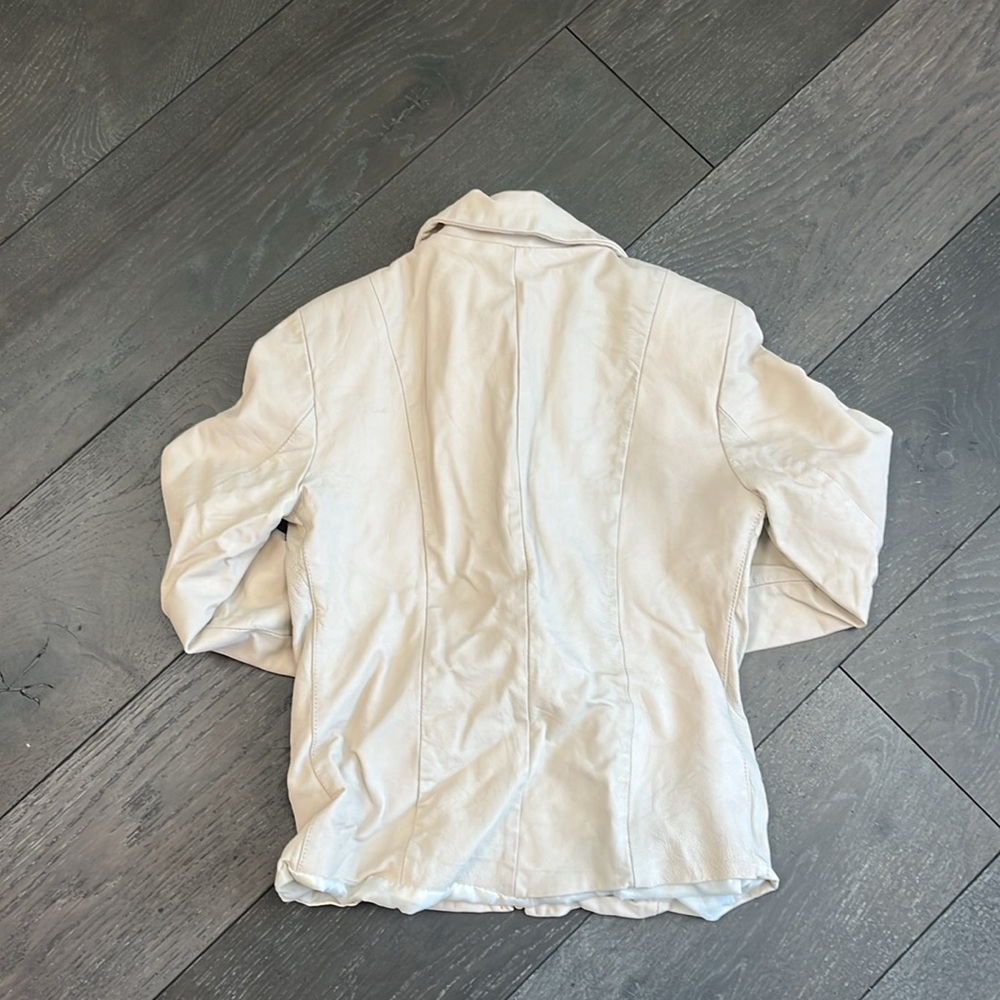 VERA PELLE VISCOSE JACKET SIZE 42 - Picture 2 of 2